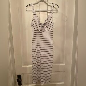 Express Black/White Striped Midi Size S